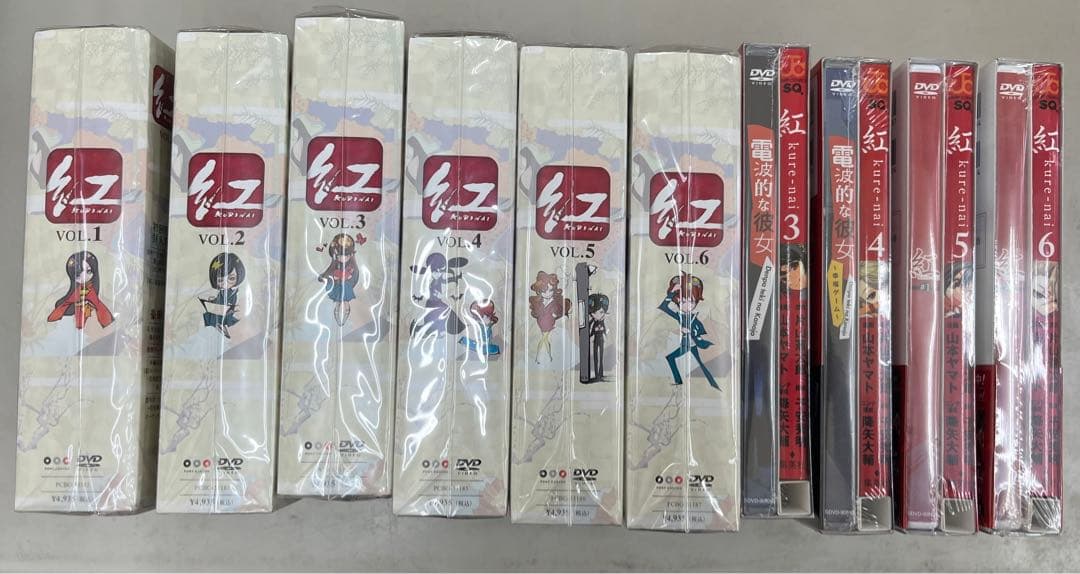 初回限定　紅-kure-nai dvd 全巻セット＋ova 未開封