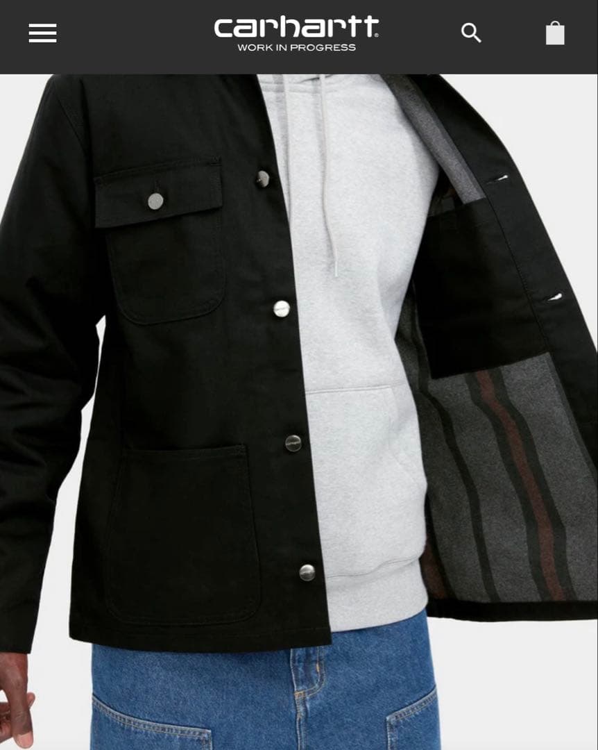 carhartt カーハートカバーオール ブラック