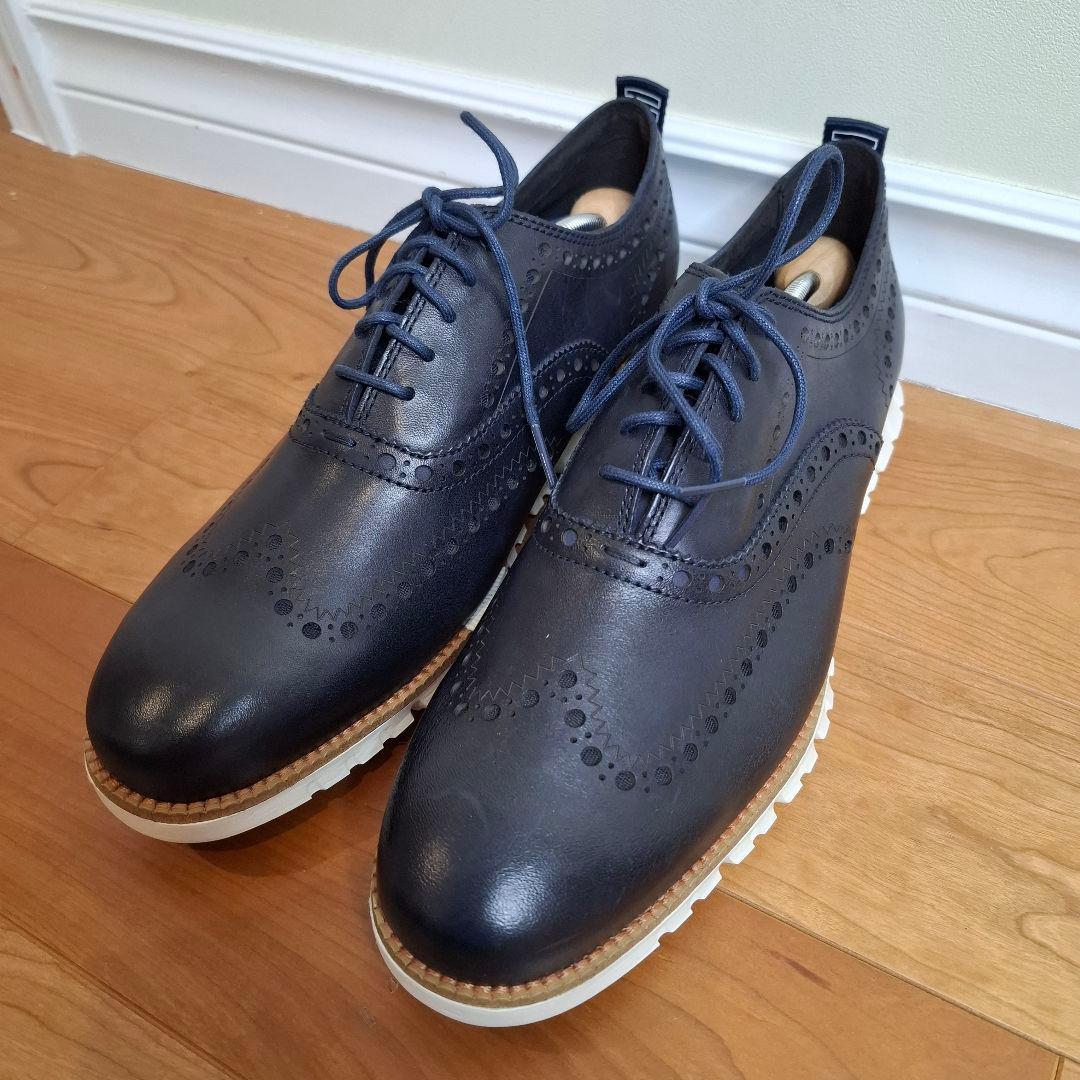 【コールハーン】ゼログランド オックスフォードウィングチップ メンズシューズ 8