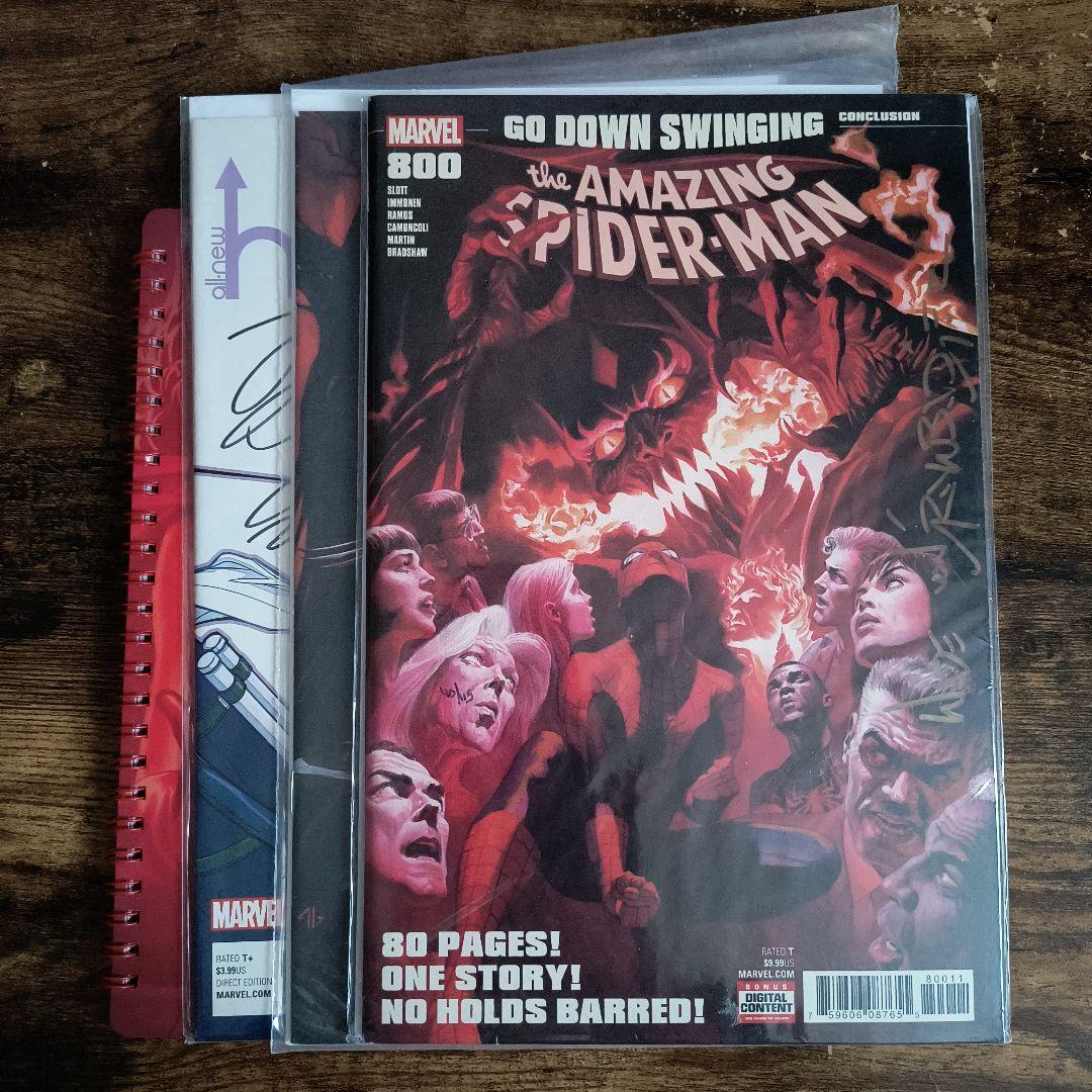 【アメコミ リーフ】The Amazing Spider-Man などサイン入り