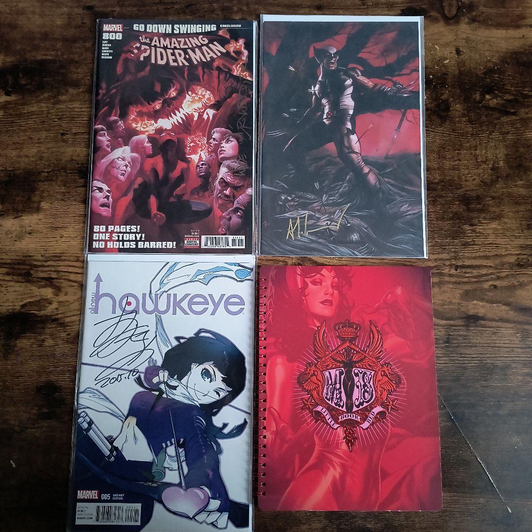 【アメコミ リーフ】The Amazing Spider-Man などサイン入り