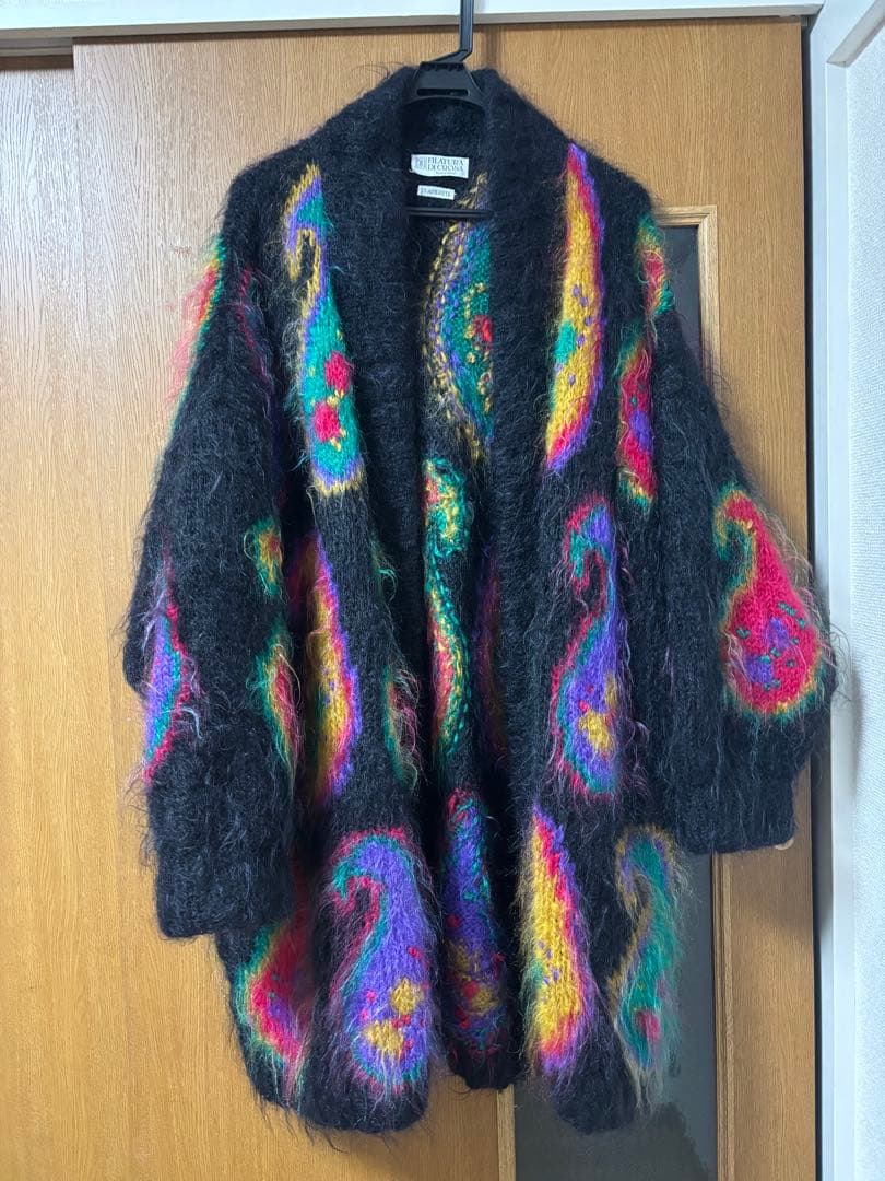 ユーロヴィンテージ　ファーコート　カーディガン着画あり