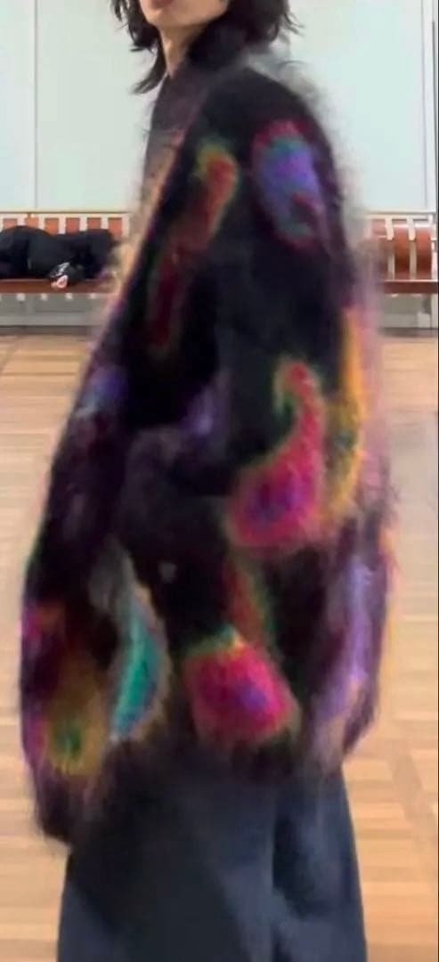 ユーロヴィンテージ　ファーコート　カーディガン着画あり