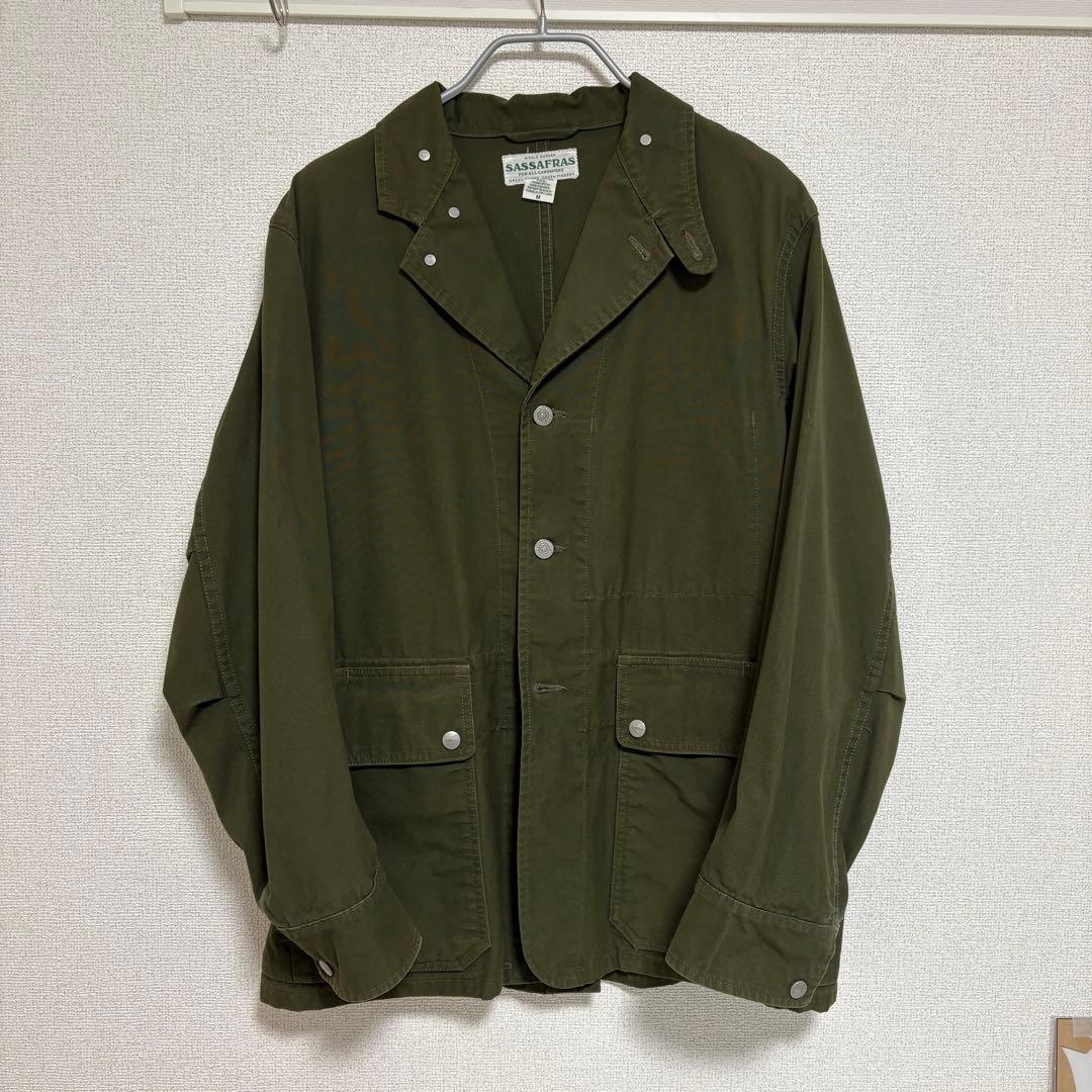 ジャケット・アウター SASSAFRAS Fall Leaf Jacket KHAKI[M]
