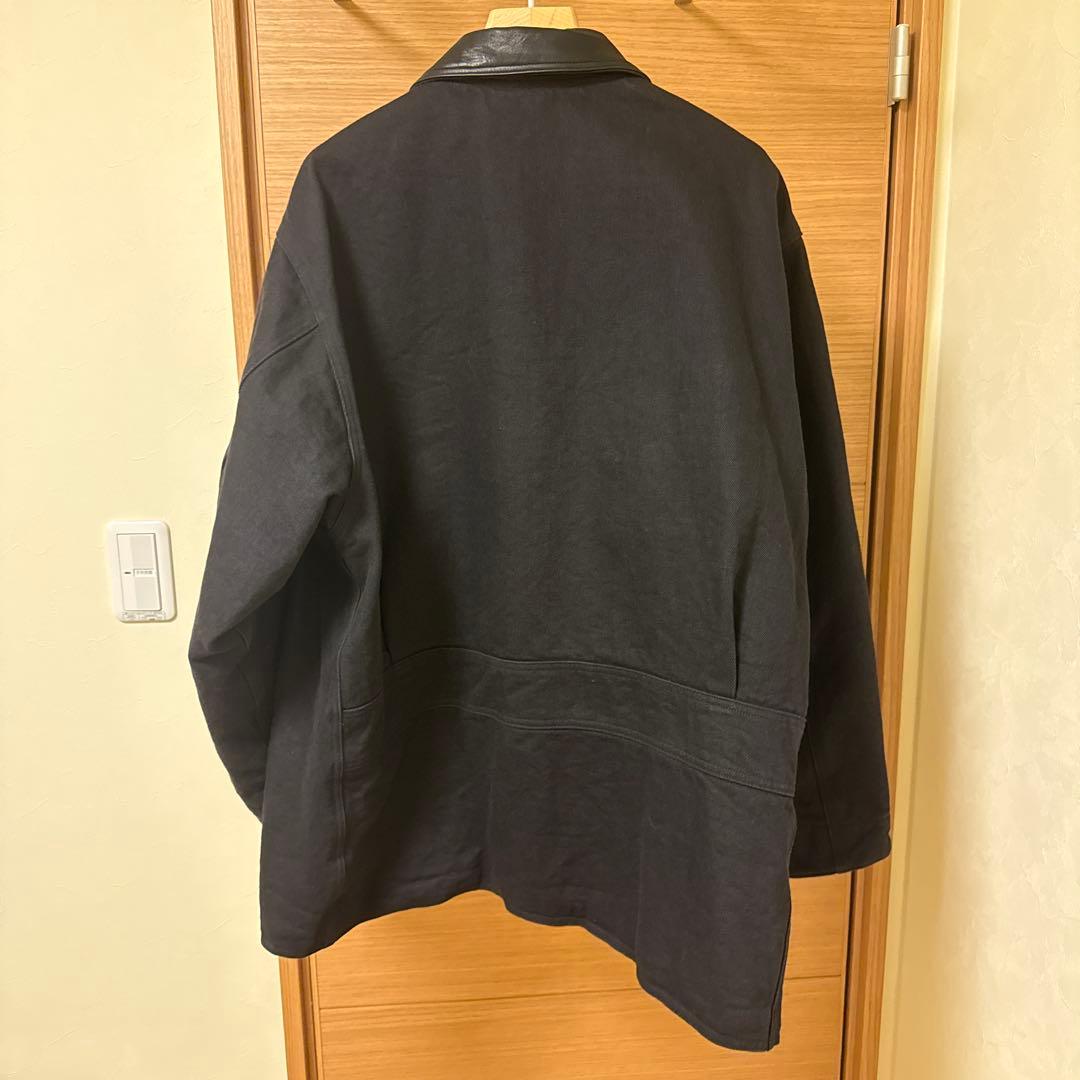 COMOLI デニムレザーワークジャケット　3