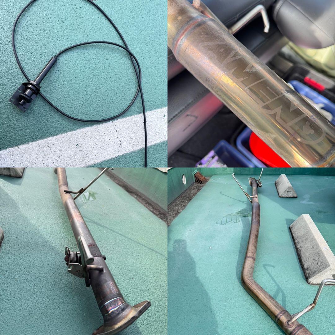 ハイエース200系　アメンド製 マフラー　可変バルブつき　2L ガソリン　上げ用