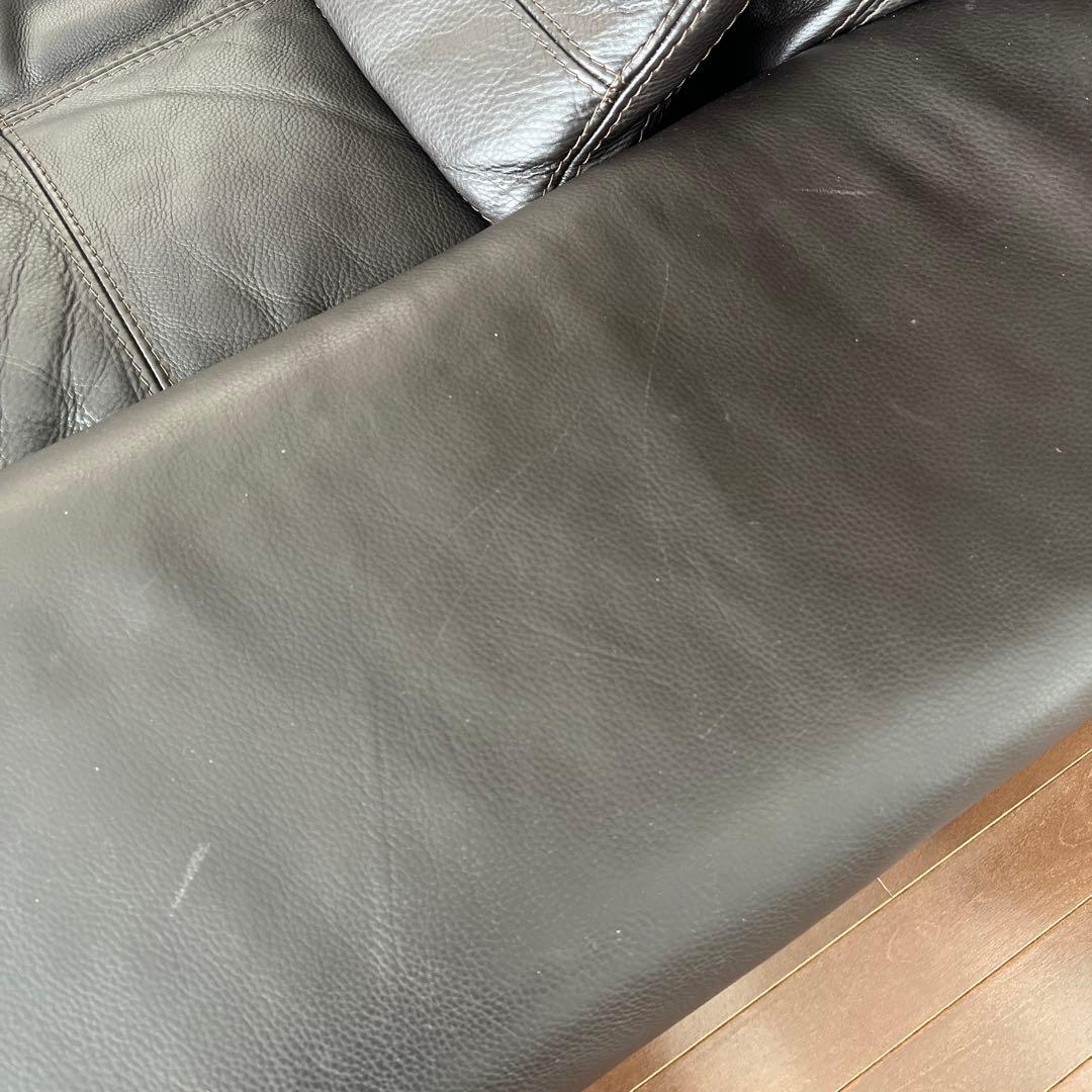 ‼️みいページ‼️CONTEMPO イタリア製本革ソファ 2人掛け