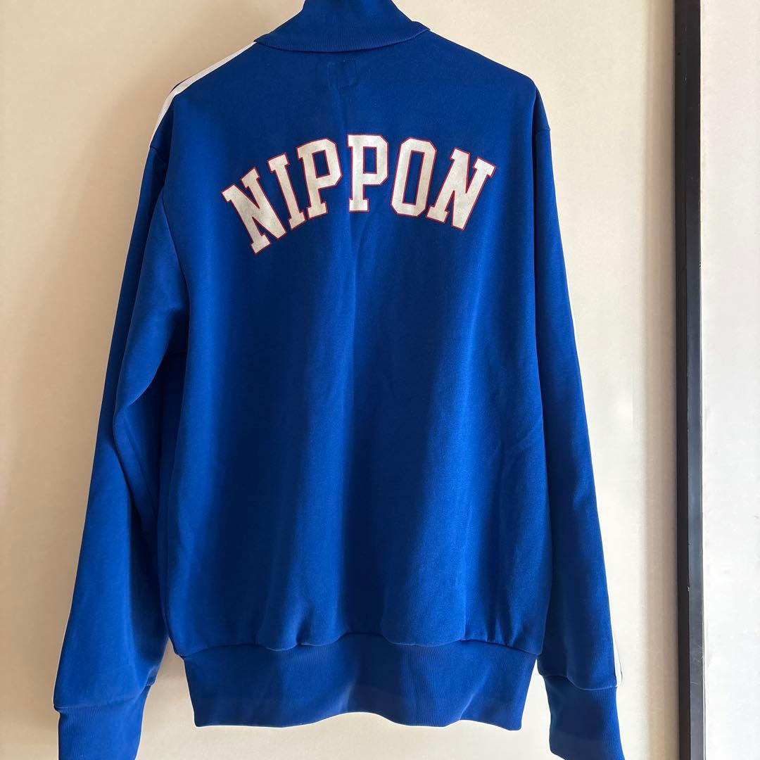 adidas 青 Lサイズ ジャージ 日本国旗 NIPPON