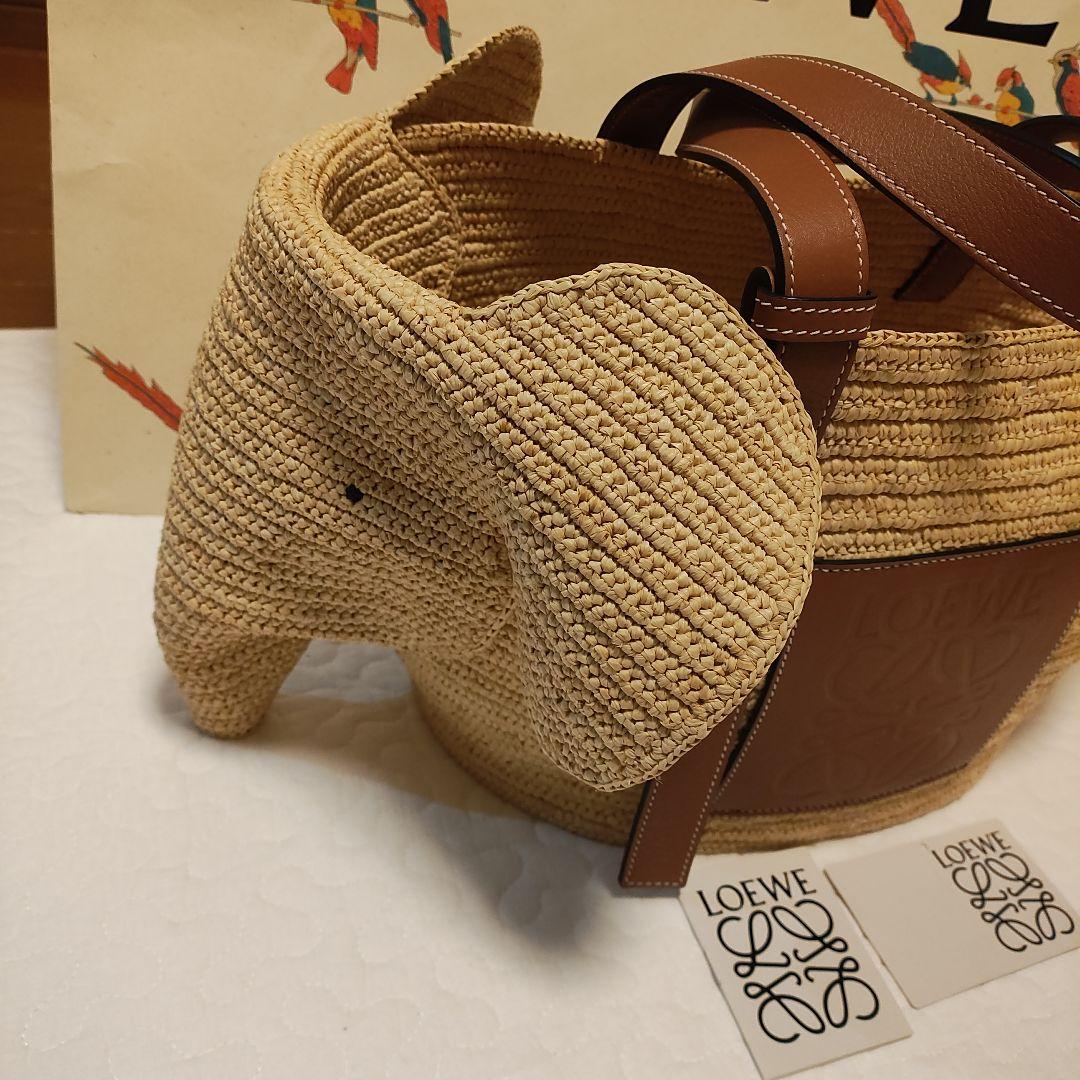 と*ろ様 LOEWE かごバッグ エレファント　購入時の袋付き