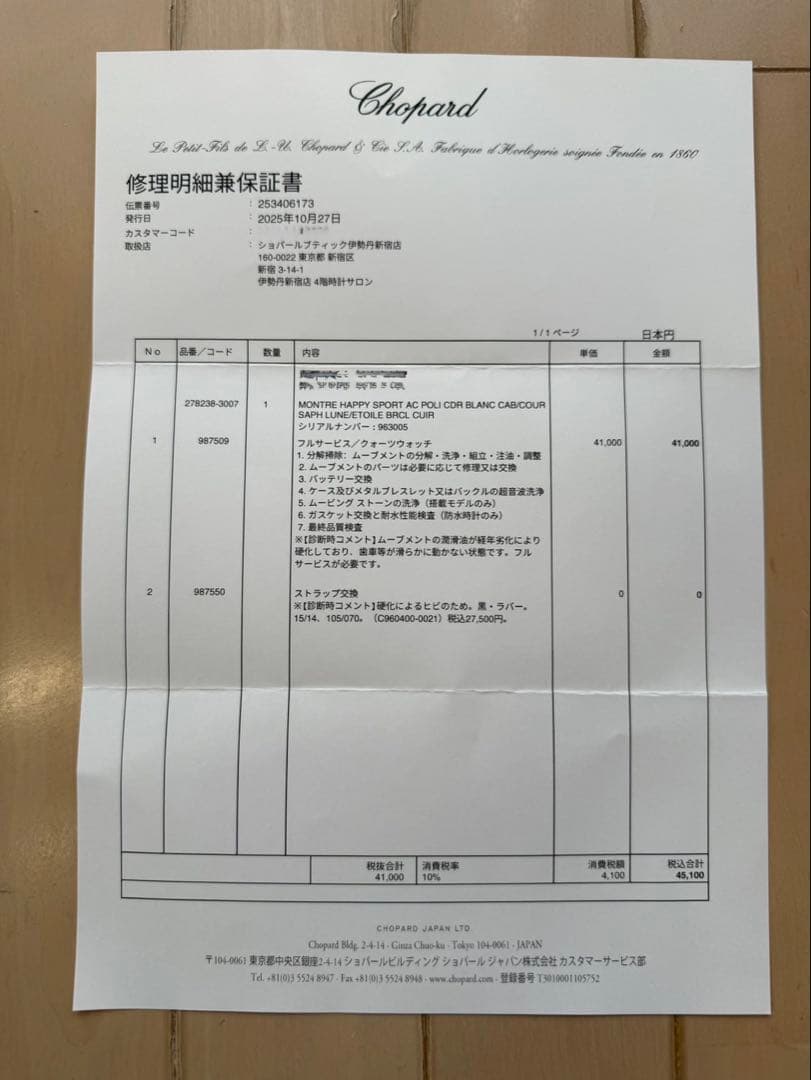 ショパール ハッピースポーツ ムーンスター クォーツ《OH ベルト交換済み》