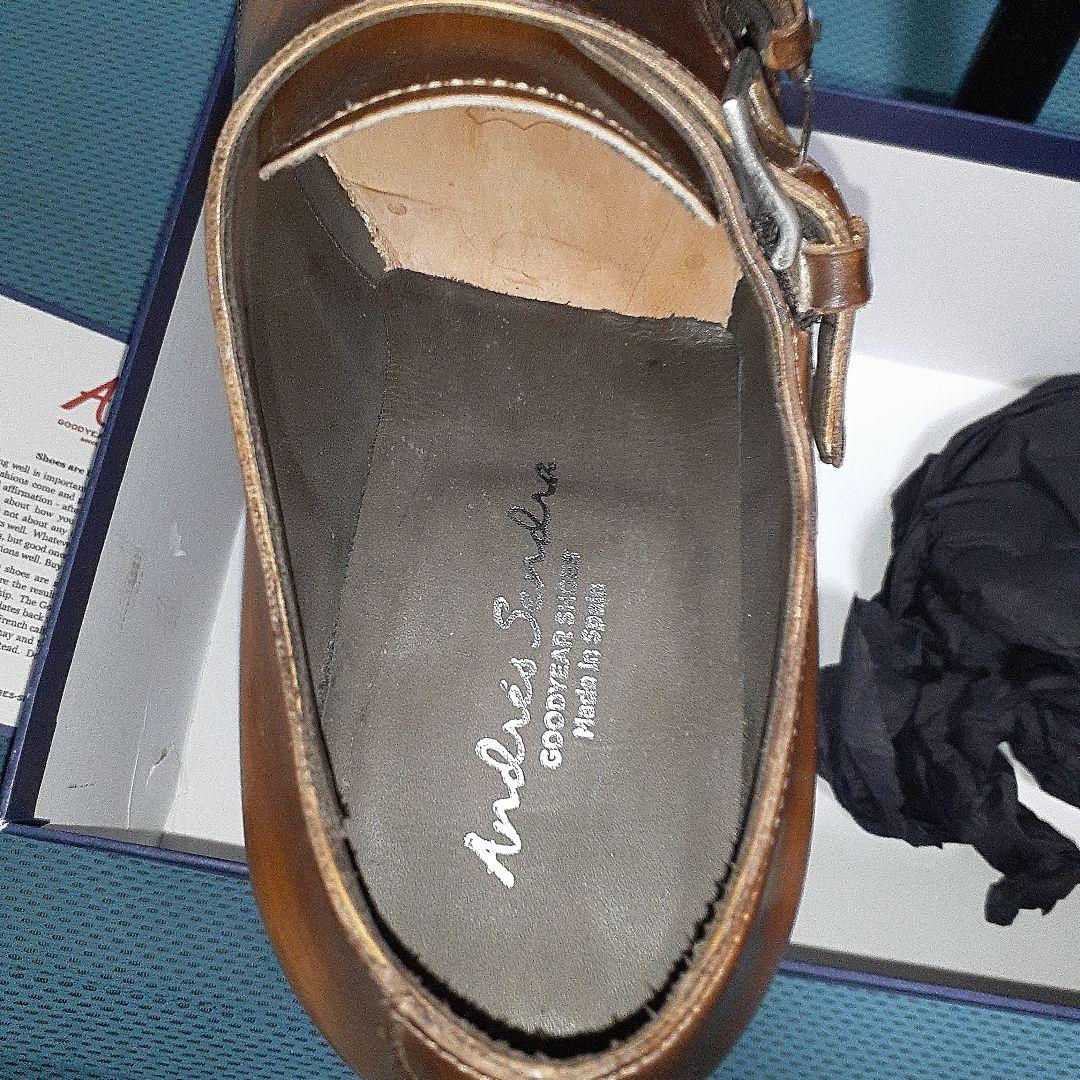 新品アンドレスセンドラ モンクストラップ