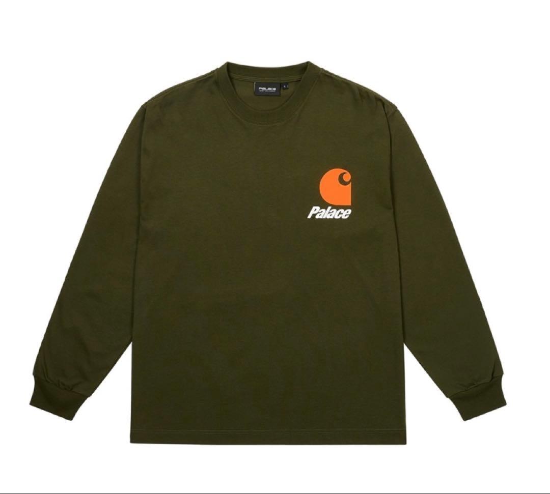 トップス PALACE CARHARTT WIP LOGO LONGSLEEVE M