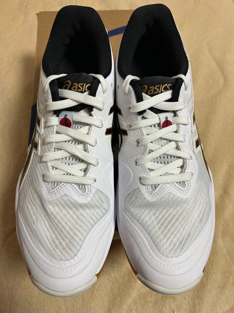 ASICS バレーボール-卓球シューズ 23.5cm ホワイト