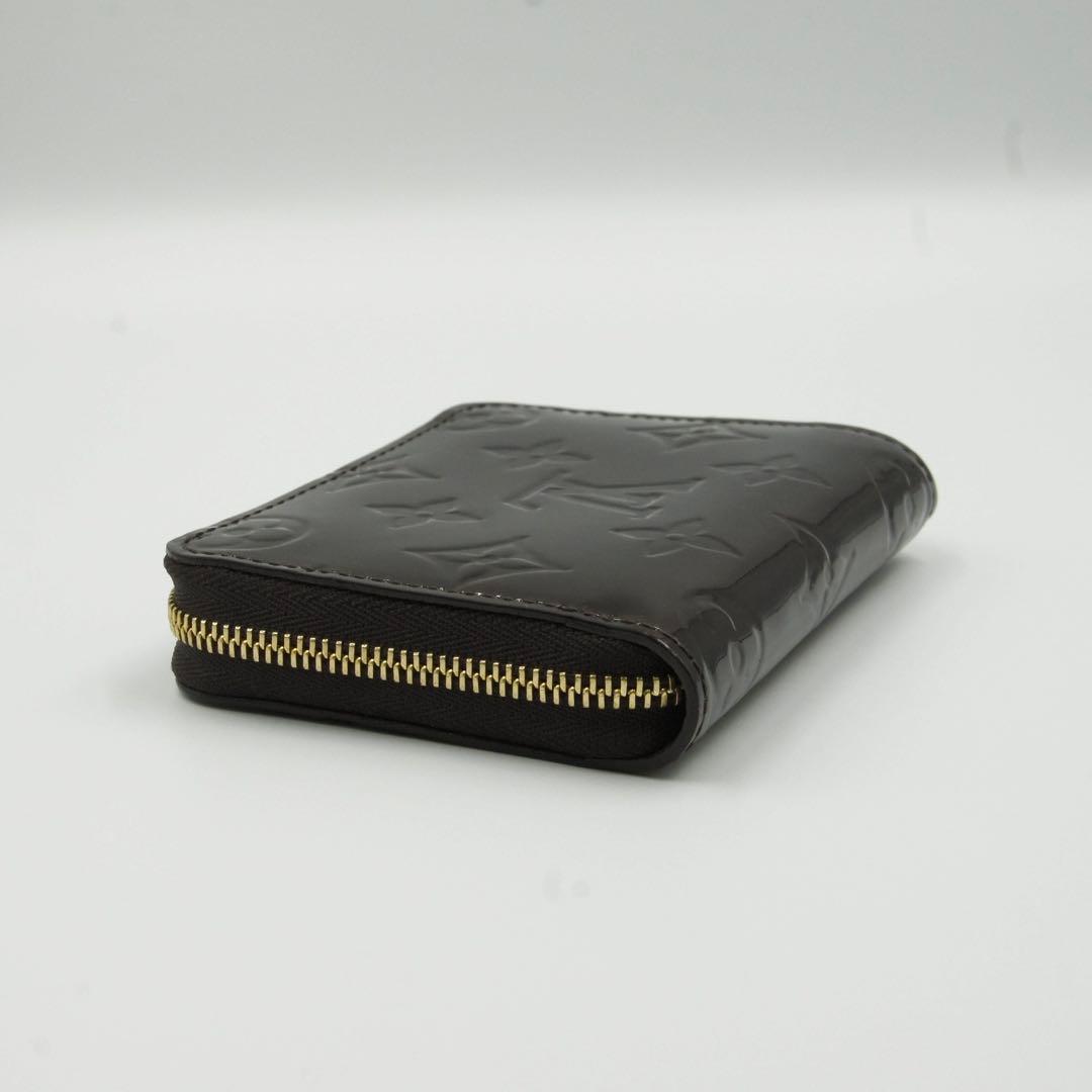 LOUIS VUITTON ジッピーパース ヴェルニ ブラウン