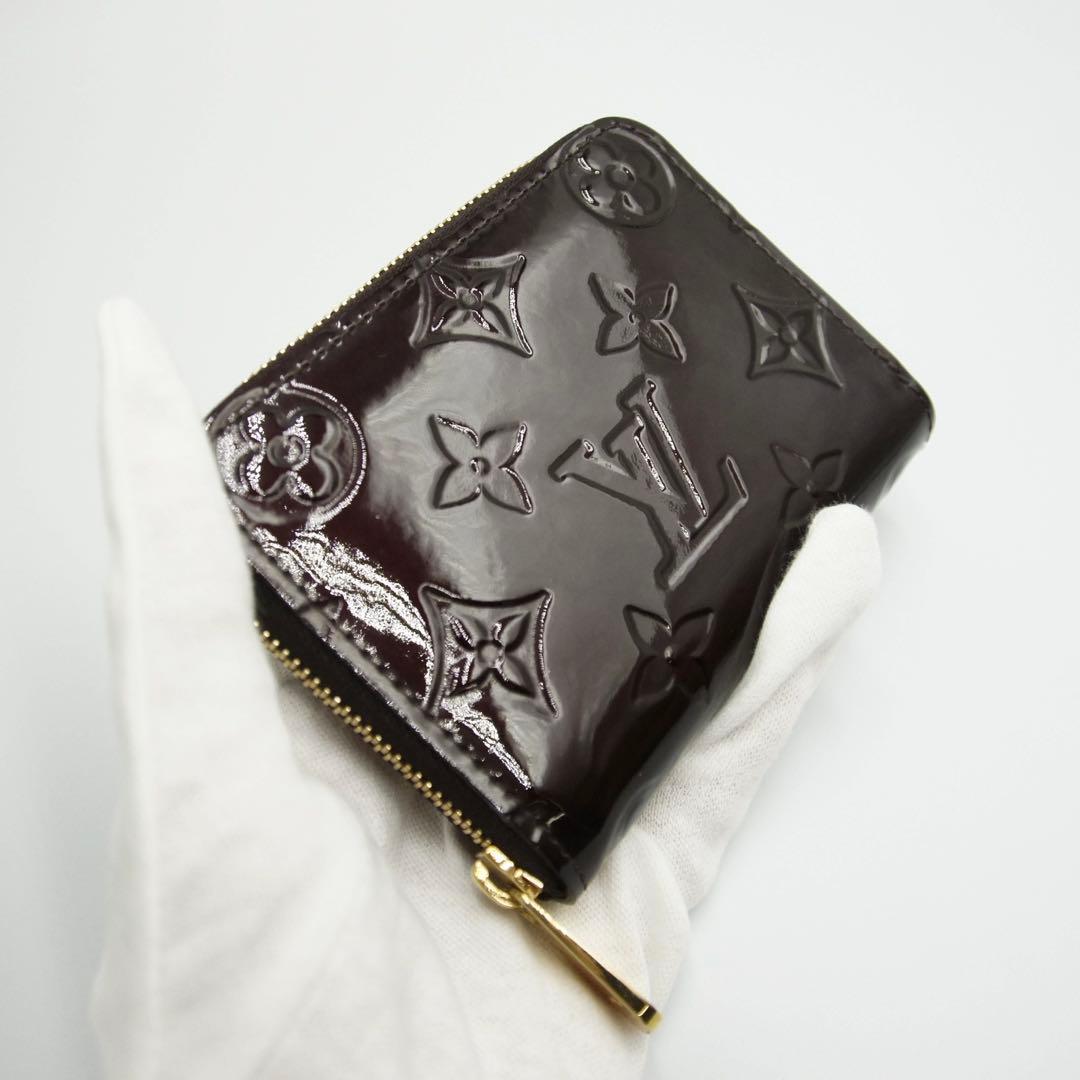 LOUIS VUITTON ジッピーパース ヴェルニ ブラウン