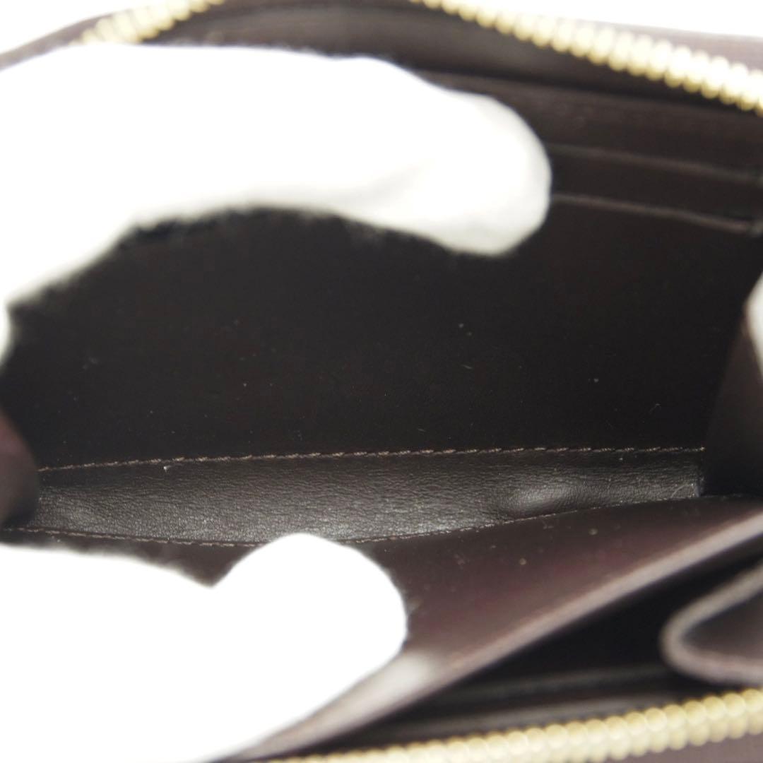 LOUIS VUITTON ジッピーパース ヴェルニ ブラウン