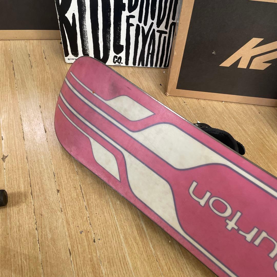 BURTON　バートン　キッズスノーボードセット　バインディング付3点セット