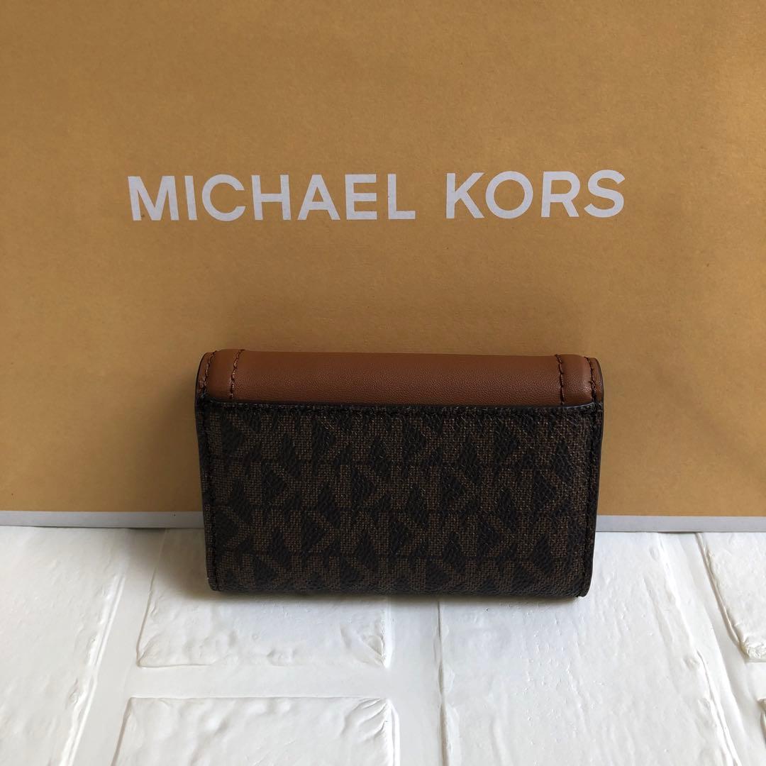 新品 マイケルコース MICHEAL KORS ブラウン キーケース