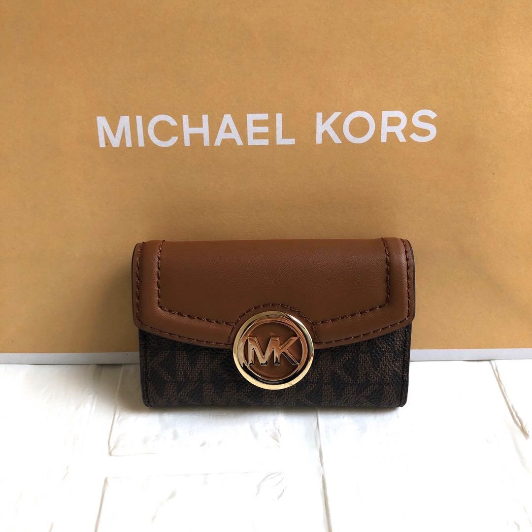 新品 マイケルコース MICHEAL KORS ブラウン キーケース