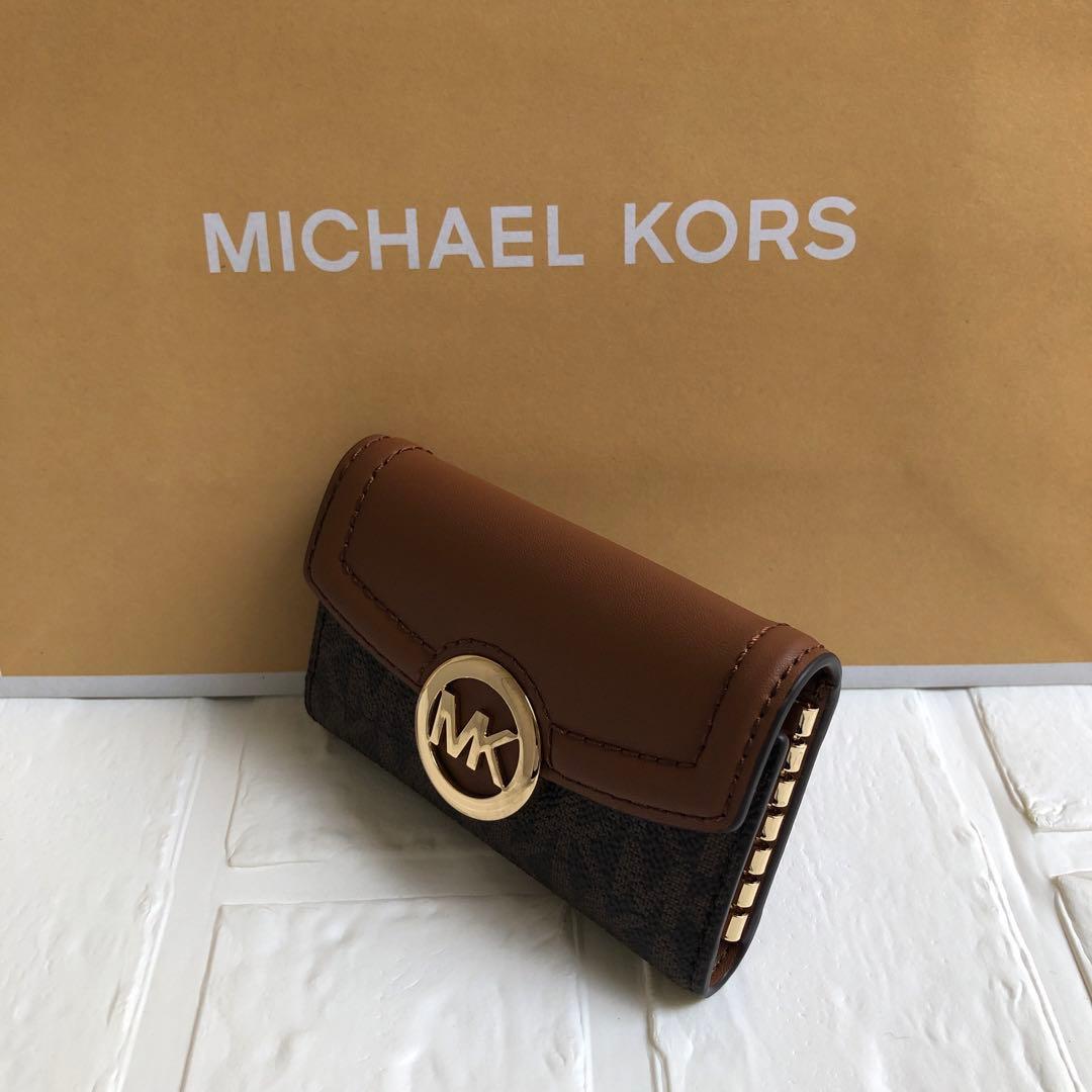 新品 マイケルコース MICHEAL KORS ブラウン キーケース