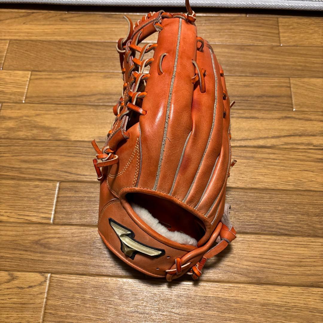 Global Elite 硬式グローブ オレンジ