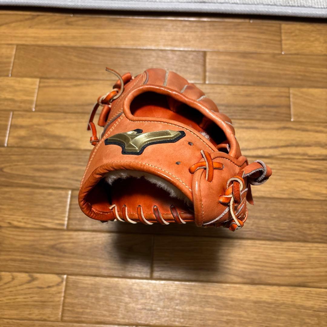 Global Elite 硬式グローブ オレンジ