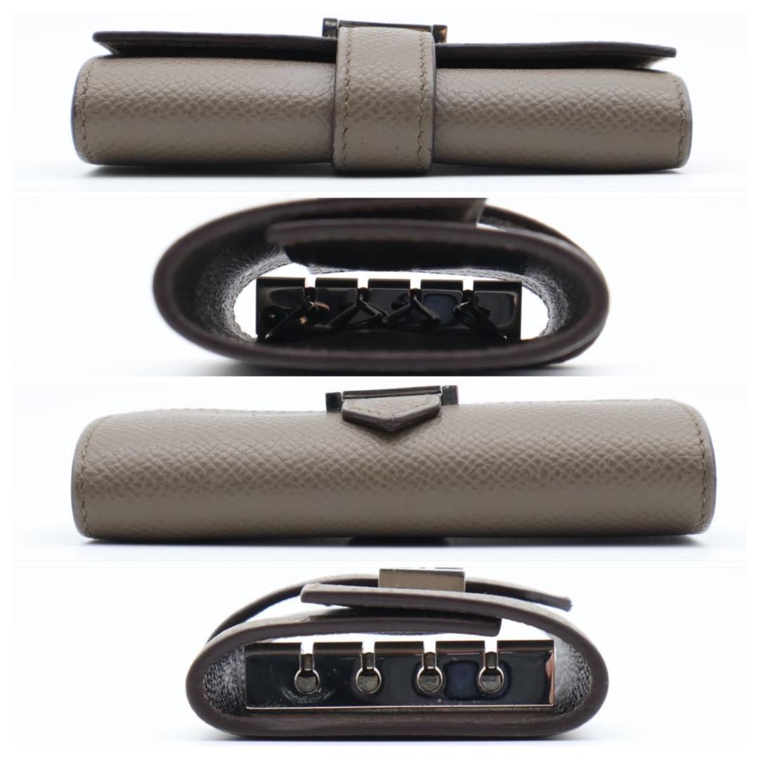 鑑定書付き【超極美品】HERMES ベアン キーケース　エタン