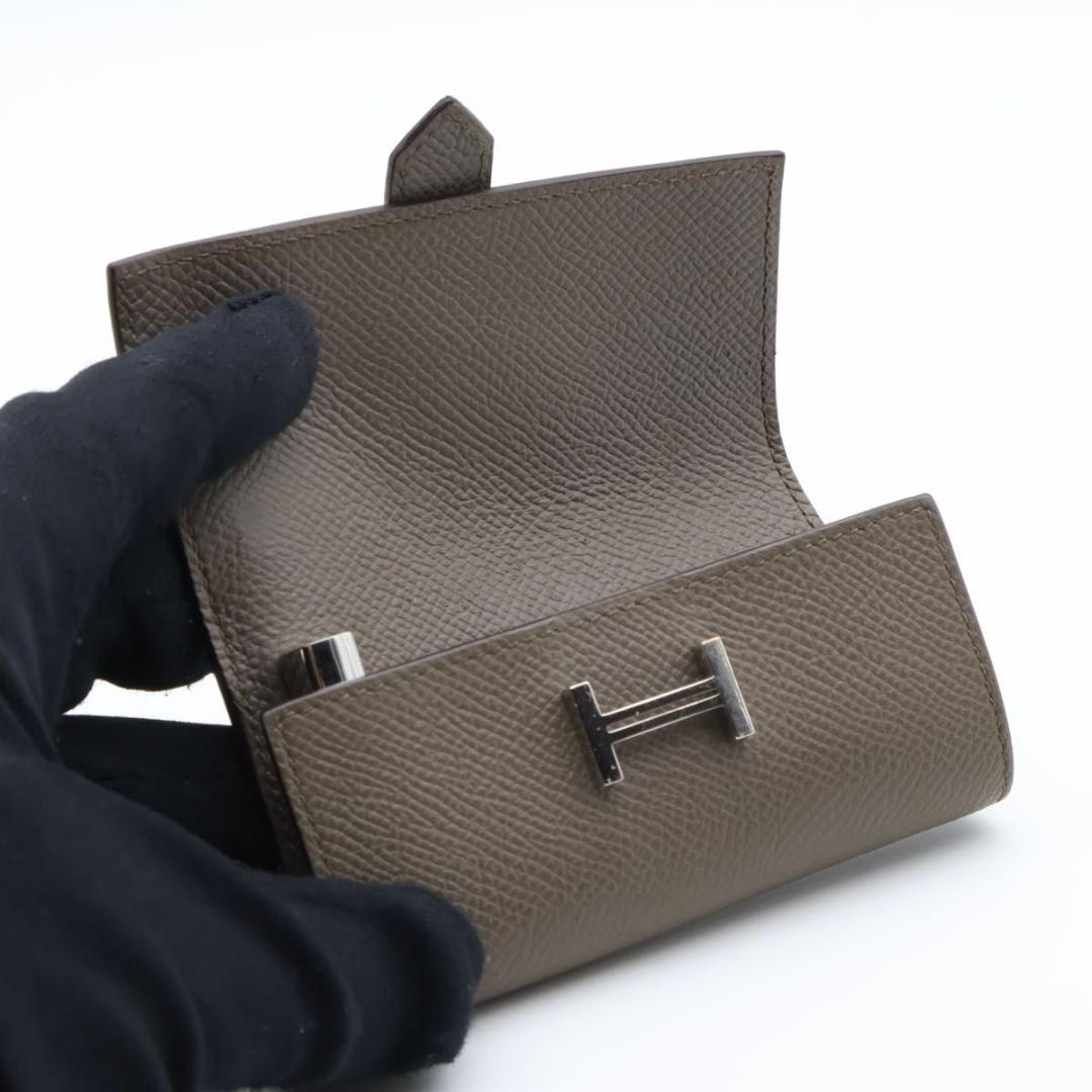鑑定書付き【超極美品】HERMES ベアン キーケース　エタン