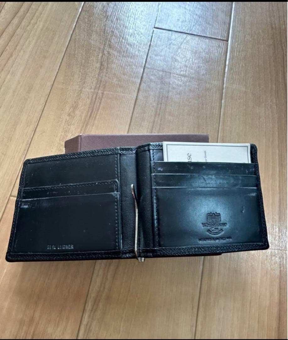 Whitehouse Cox ホワイトハウス コックス マネークリップ 黒