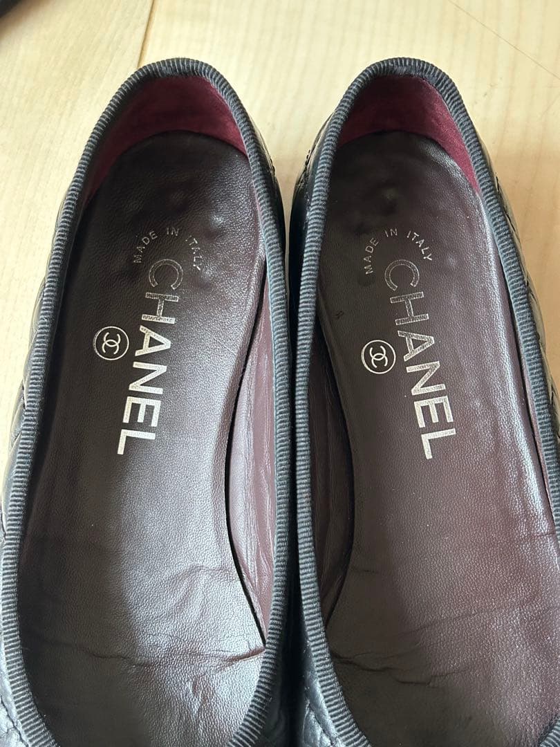 CHANEL バレエフラット 35