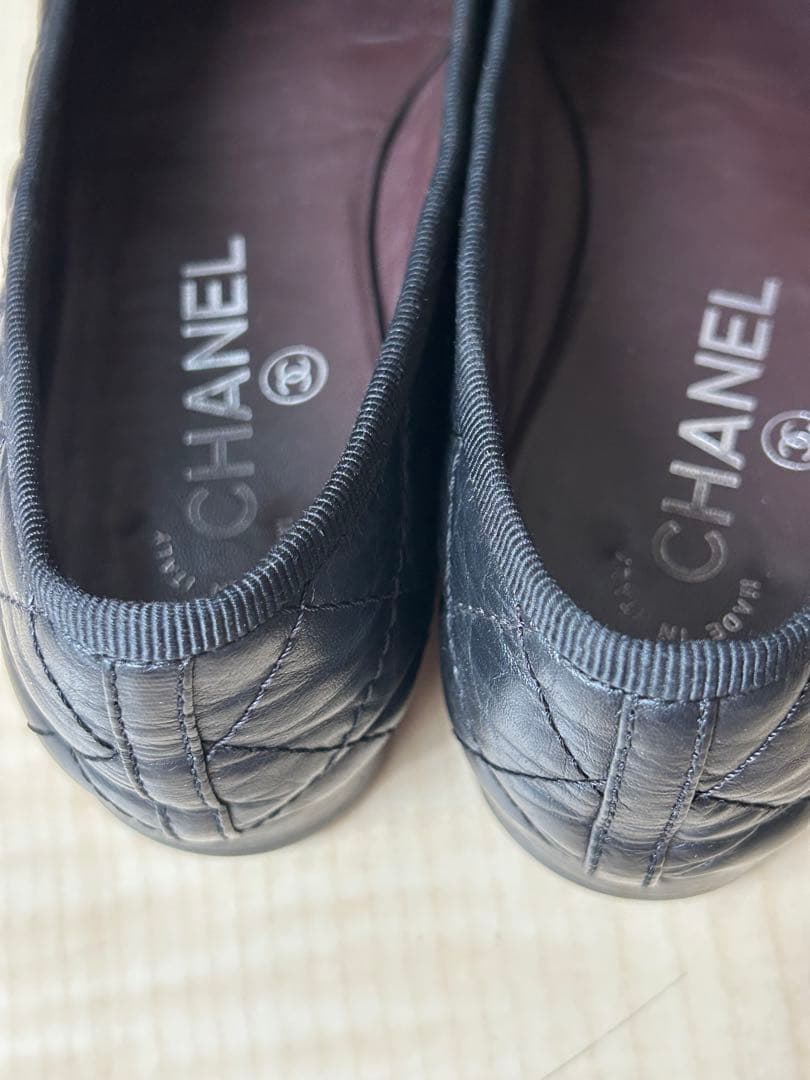 CHANEL バレエフラット 35