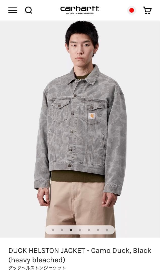 Carhartt WIP DUCK JACKET (KEIJU着用)