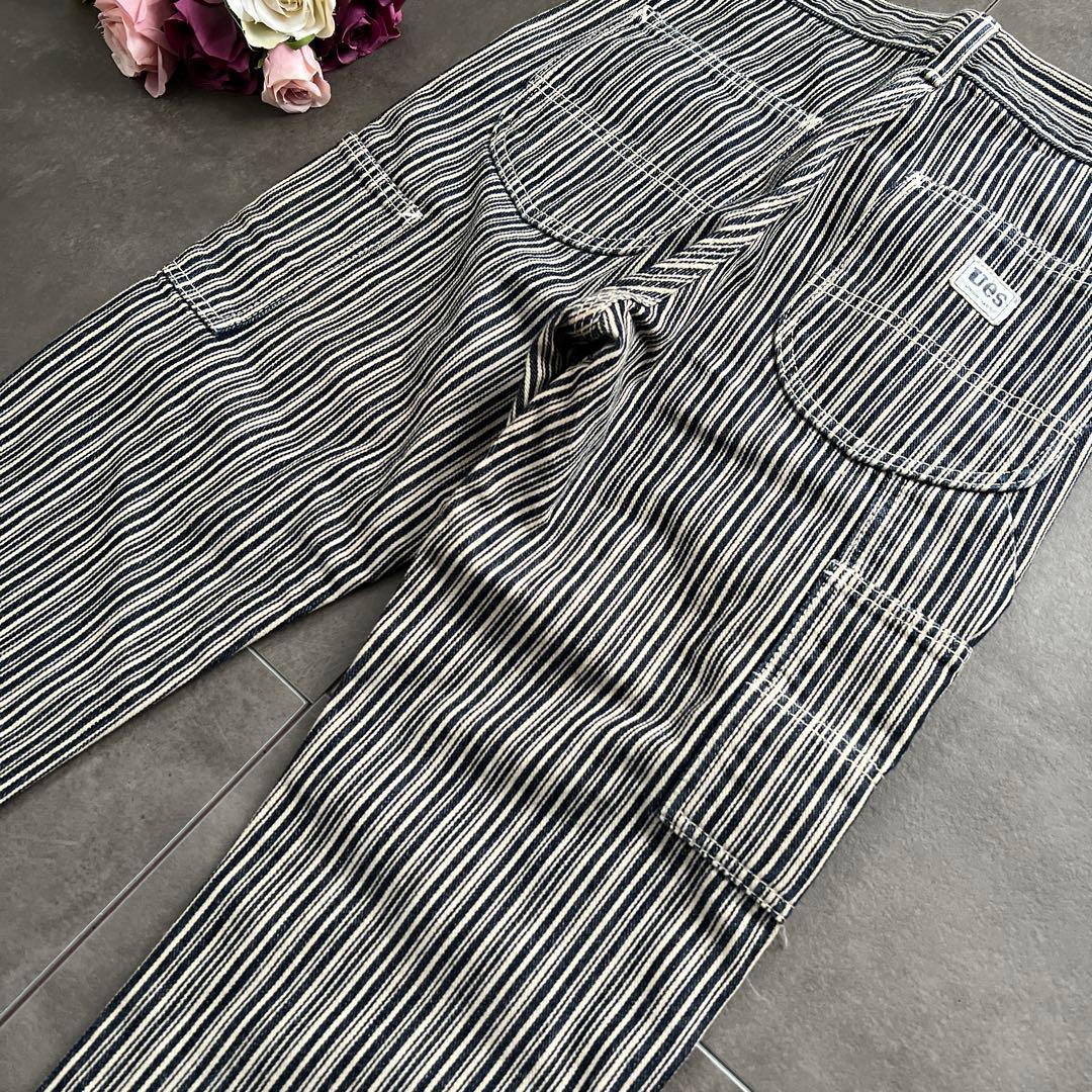 新品未使用✨タグ付き✨UES ペインターパンツ ランダム　ヒッコリーストライプ