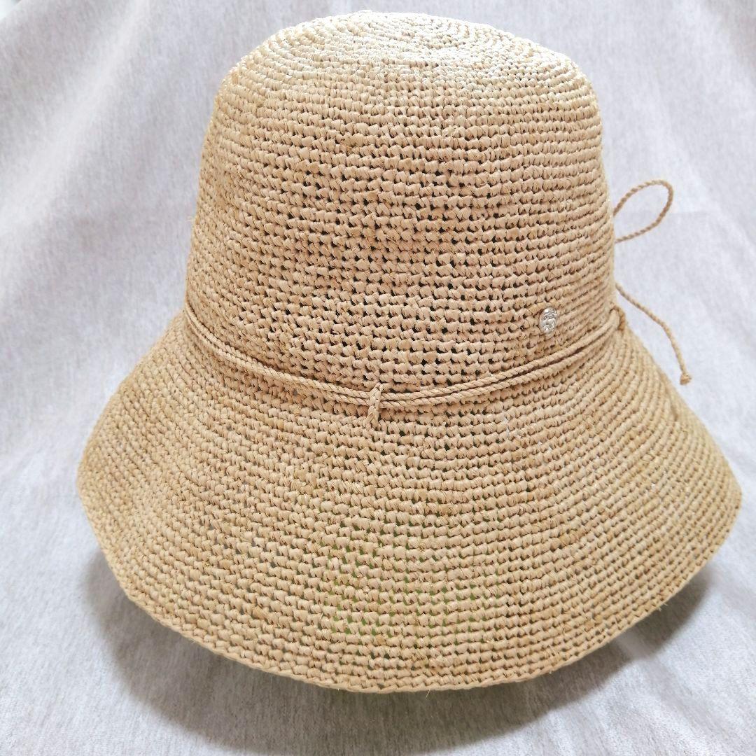 HELEN KAMINSKI　ラフィアハット　リボン付き