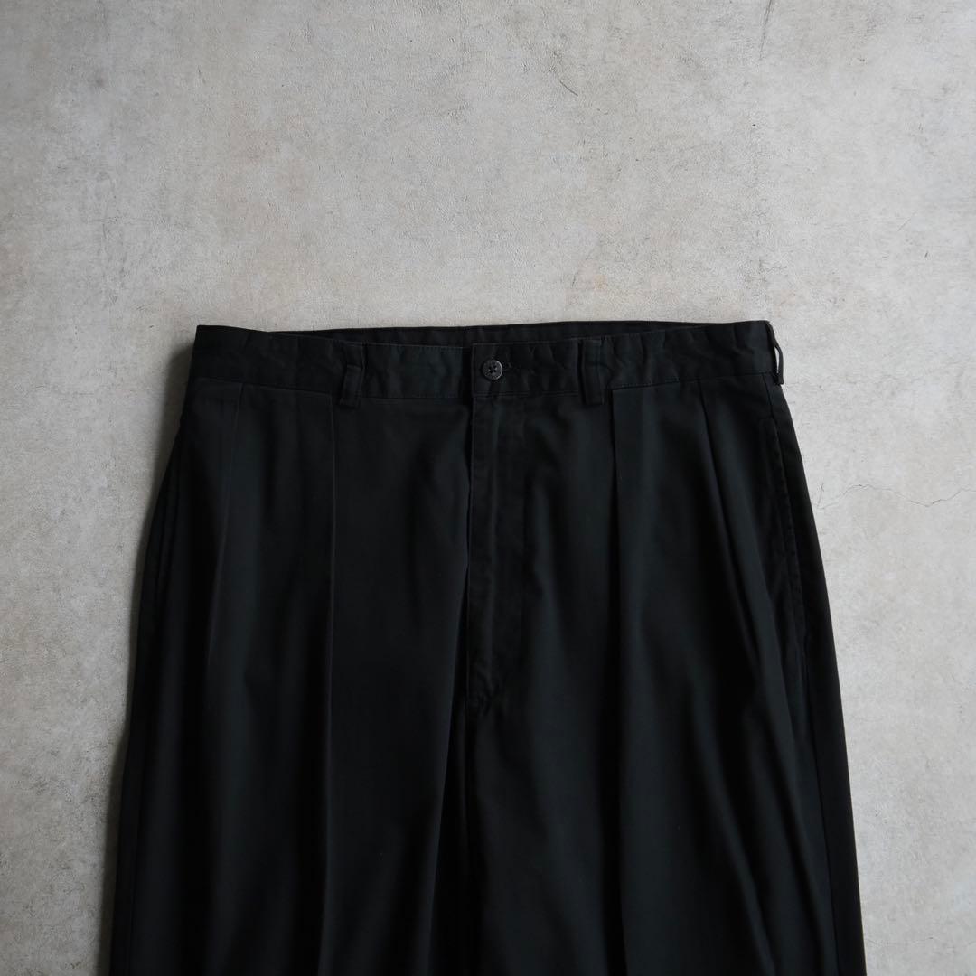 90s ポロゴルフ ラルフ ポロチノ ツータックチノ 黒 ブラック W34L31