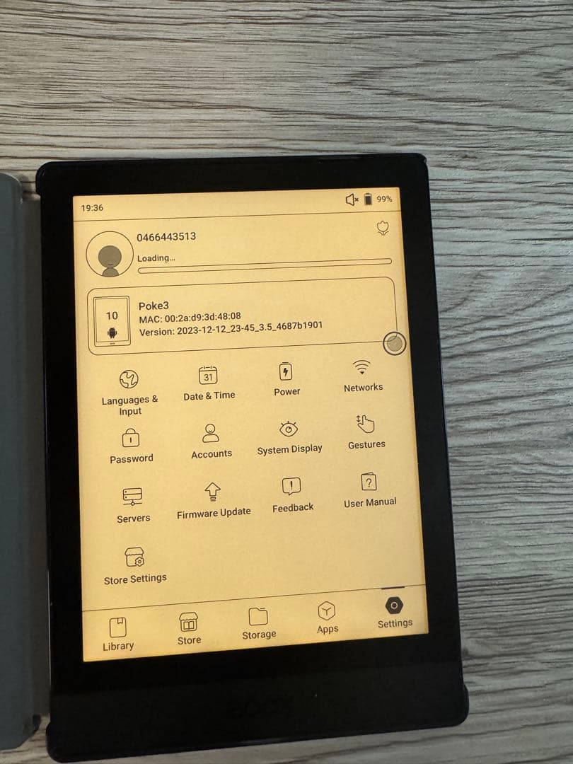 BOOX Poke3 電子書籍リーダー