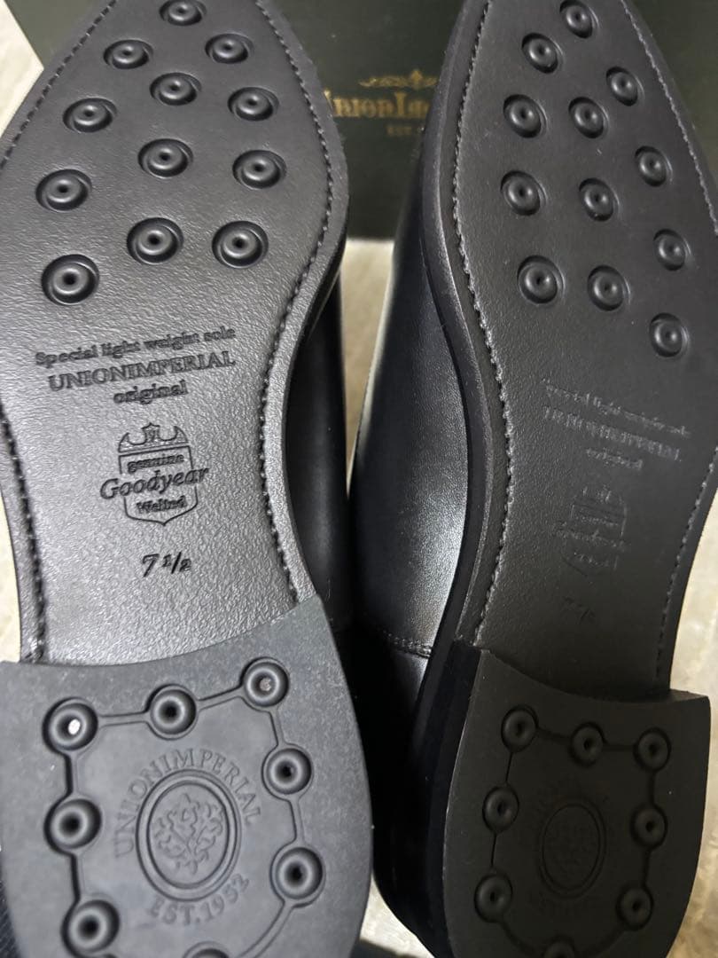 新品　ユニオンインペリアル　U2006 ビジネスシューズ　7.5EEE 25.5