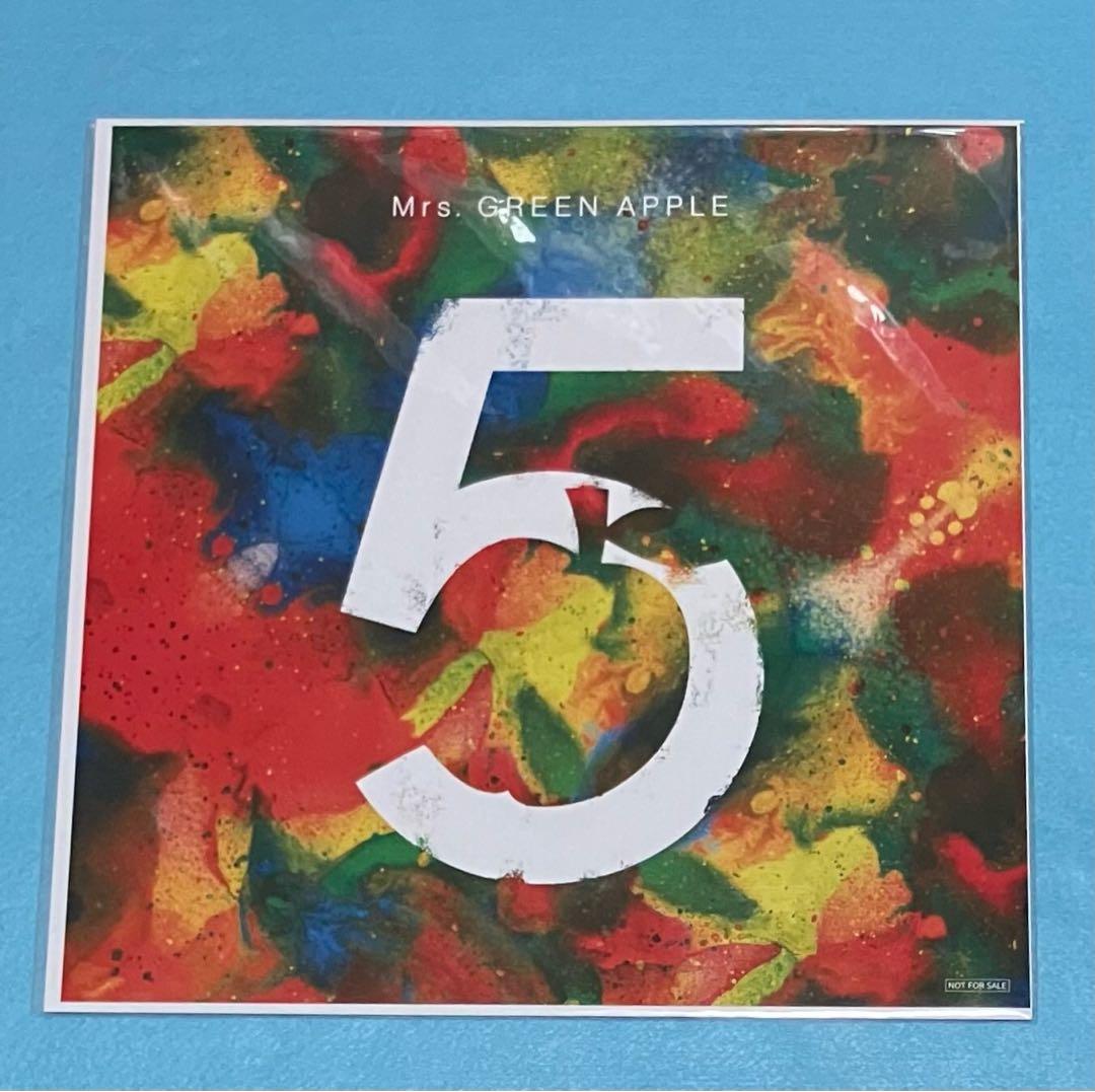 新品未開封 正規品 Mrs.GREEN APPLE 5 初回盤 + メガジャケ