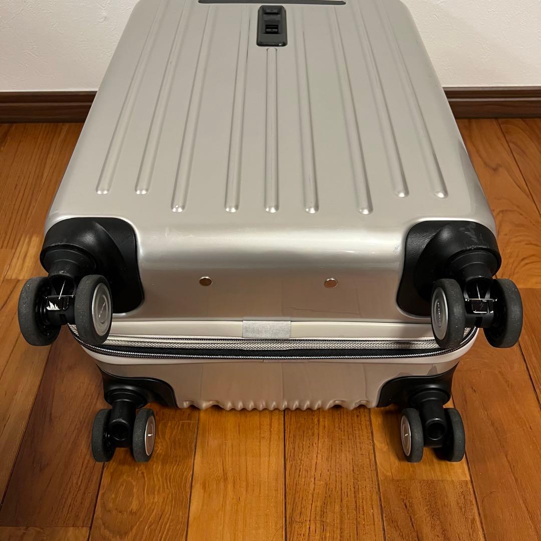 【美品】スーツケース 40L〜45L Sサイズ フロントオープン アルファスカイ