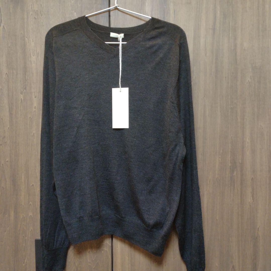 【LIDNM】W/Si/Ca 18G V Neck Knit