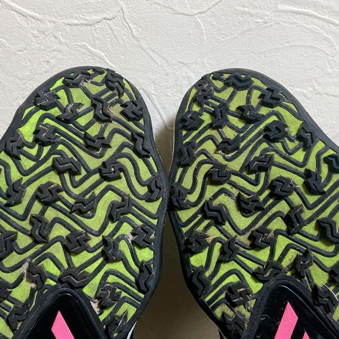 アディダス　ゴルフシューズ　コードカオス　グリーン　ピンク