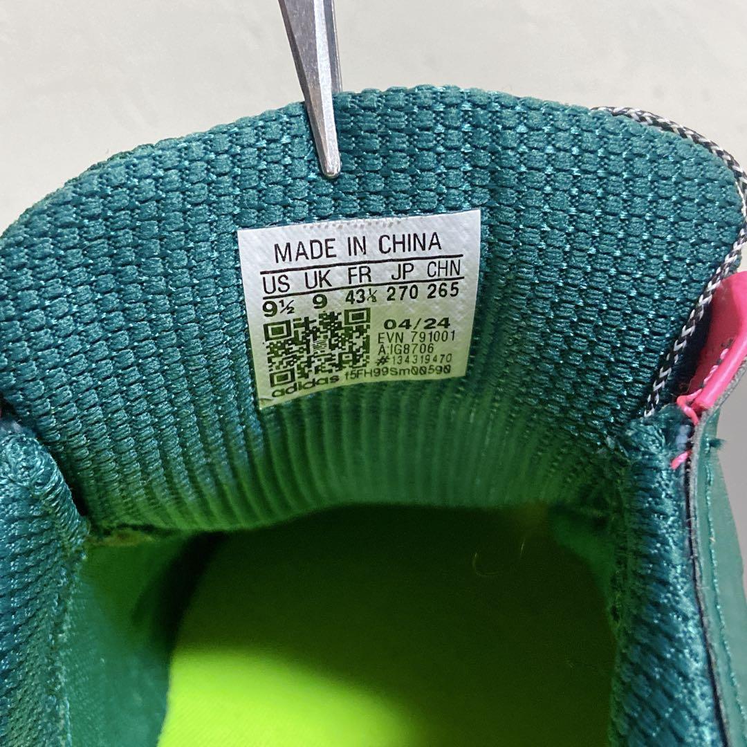 アディダス　ゴルフシューズ　コードカオス　グリーン　ピンク