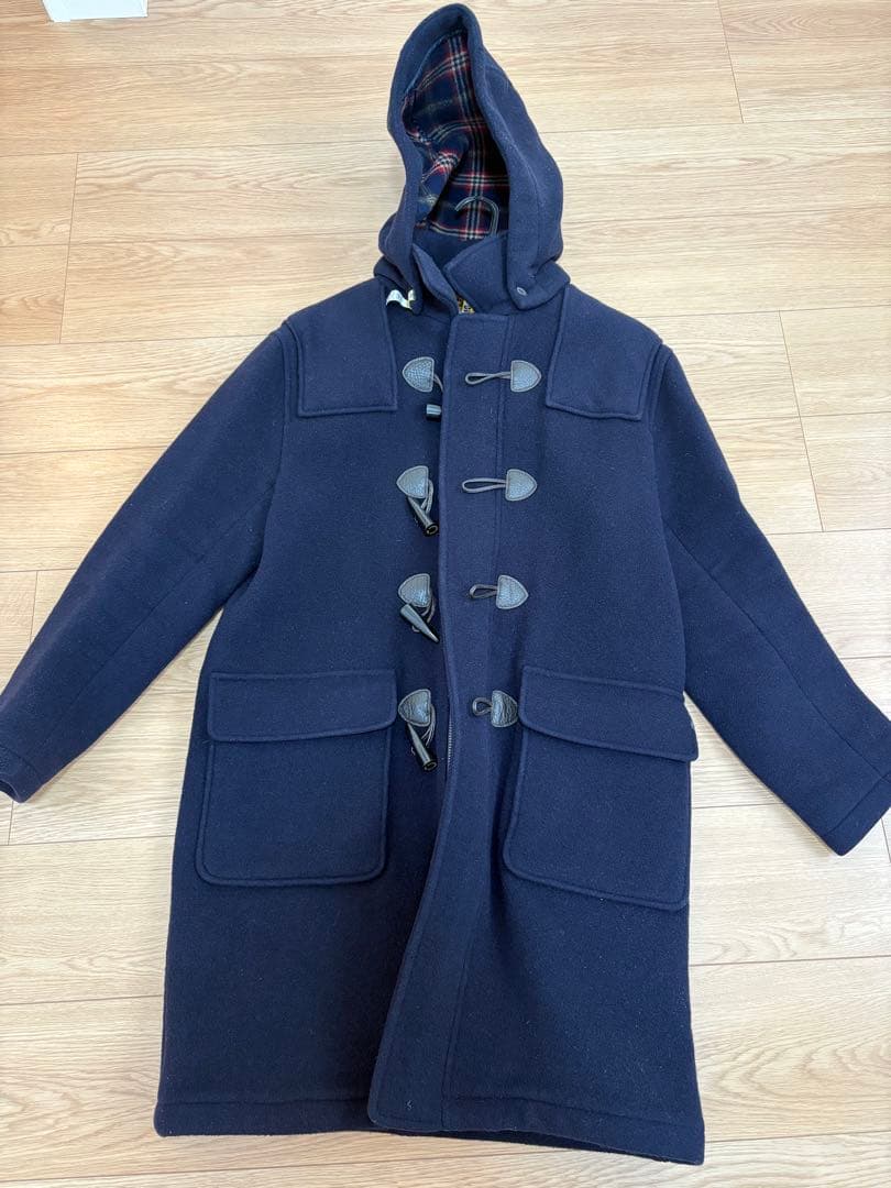 美品 ブルックスブラザーズ ダッフルコート 2way 大きいサイズ チェック柄
