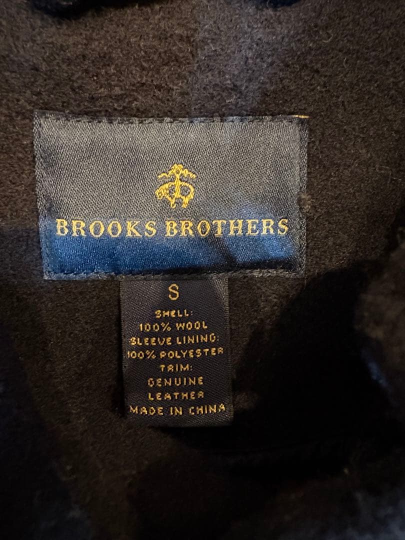 美品 ブルックスブラザーズ ダッフルコート 2way 大きいサイズ チェック柄