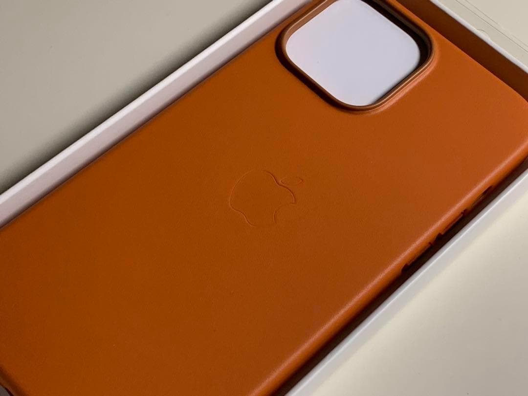 【新品】純正 iPhone 13 Pro Maxレザーケース・ゴールデンブラウン