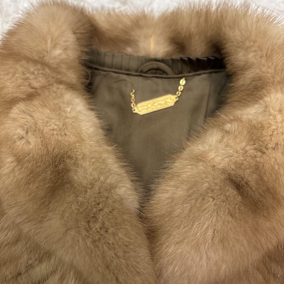 【SAGA FOX】サガミンク ファーコート フォックス リアルファー (L)