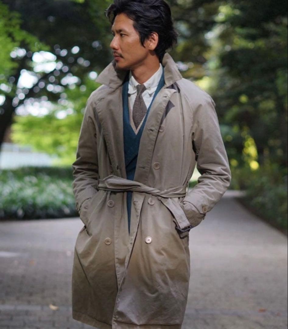 ASPESI ビームス別注トレンチコートライナー付き アスペジ