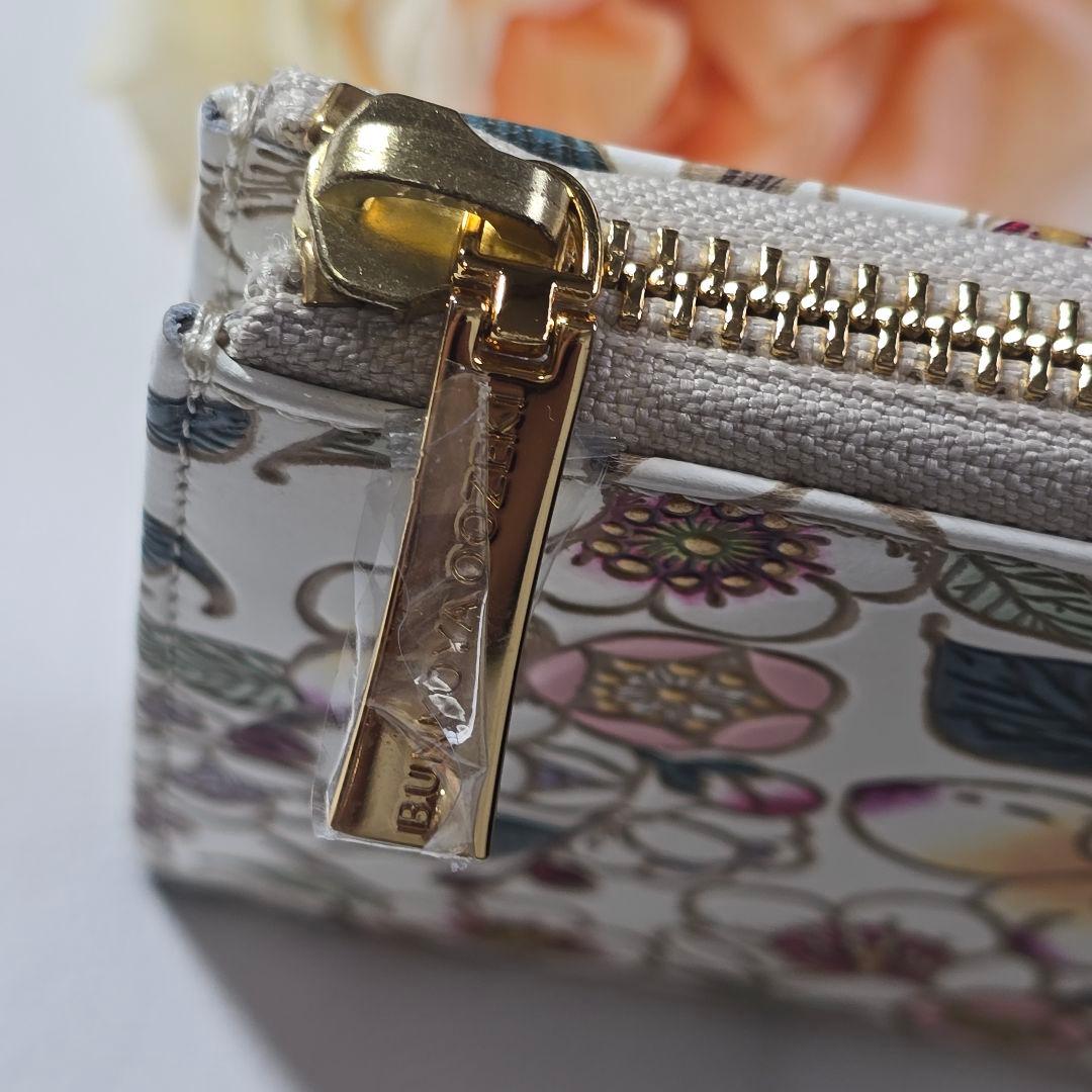 極美品✨文庫屋　大関　梅花（メイホア） L字ファスナーの長財布