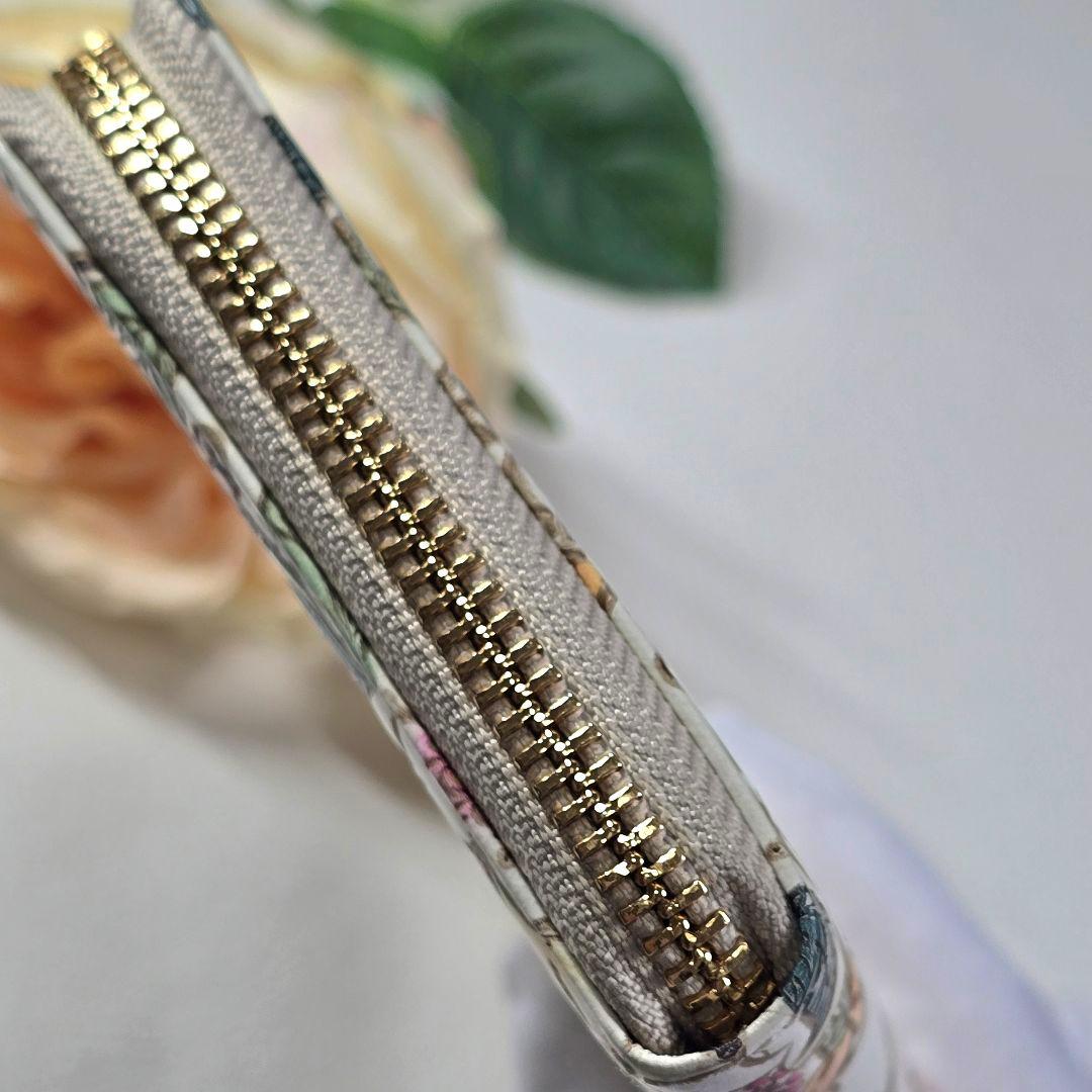 極美品✨文庫屋　大関　梅花（メイホア） L字ファスナーの長財布