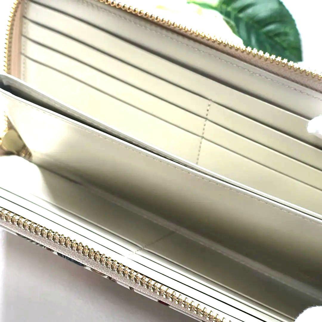 極美品✨文庫屋　大関　梅花（メイホア） L字ファスナーの長財布